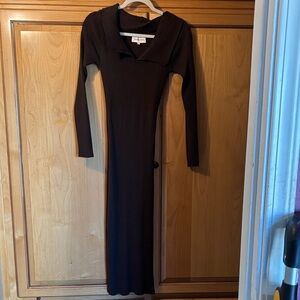 Heartloom Chocolate Long Sleeve Dress
